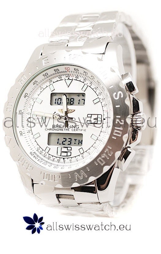 Breitling Chronograph Chronometre Replica Steel Watch 