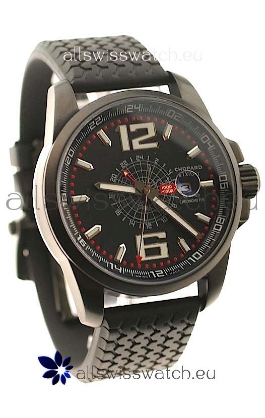 Chopard 1000 Miglia GT XL GMT Japanese Replica PVD Watch