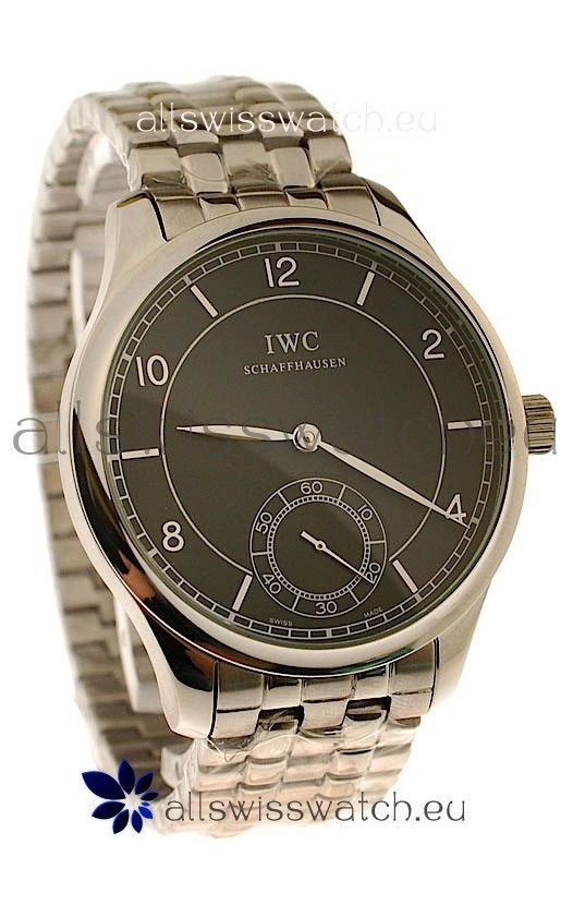 IWC Portugese Automatic Japanese Watch in Black Dial