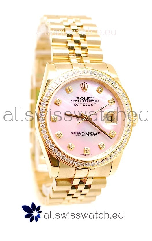 Rolex Datejust 2011 Edition Japanese Replica Gold Watch