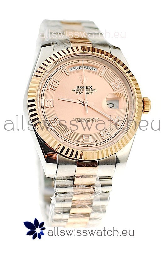 Rolex Day Date Two Tone Japanese Replica Watch