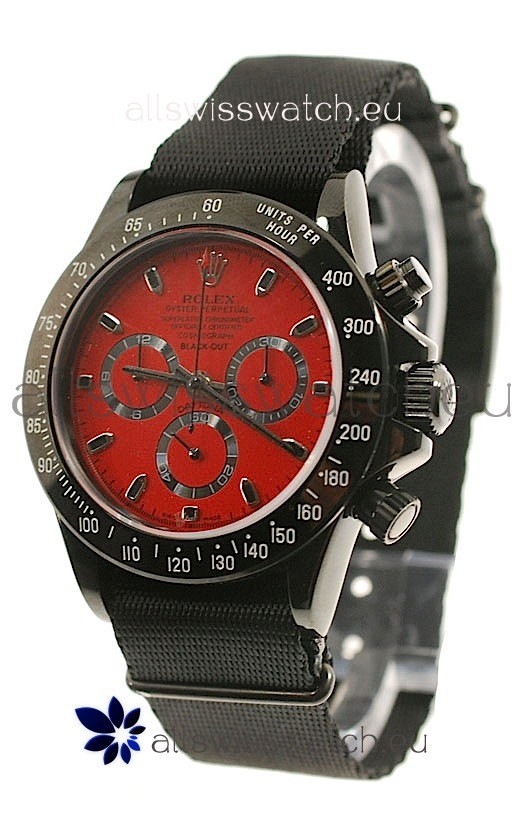 Rolex Daytona Cosmograph 2011 Edition Swiss Watch in Red Dial