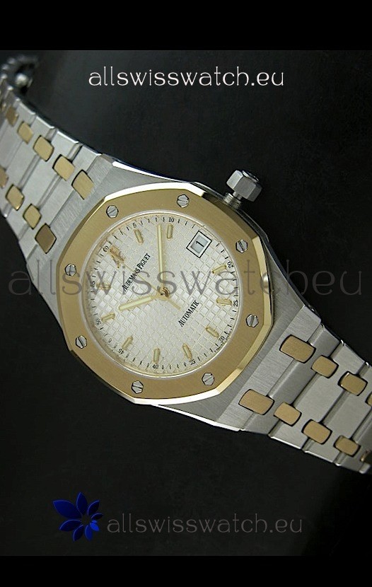Audemars Piguet Royal Oak Swiss Watch Two Tone Gold/Steel Plating - MIRROR REPLICA