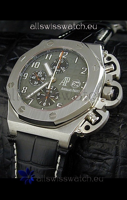 Audemars Piguet Royal Oak Watch in Grey Dial - Secs hand 9 O Clock