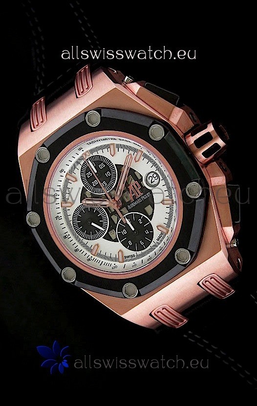 Audemars Piguet Royal Oak Offshore Rubens Barrichello Swiss Watch - Secs hand 9 O clock