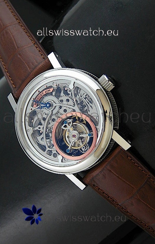 Breguet 4199 Swiss Watch in Skeleton Tourbillon Watch