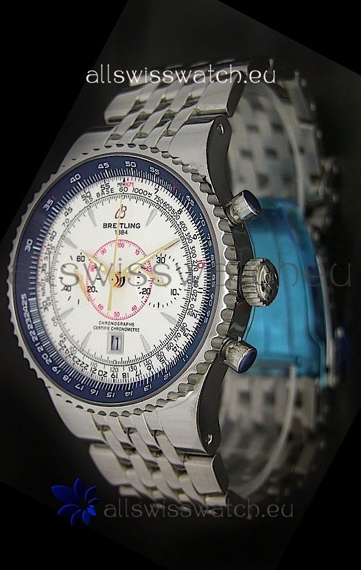 Breitling Montbrillant Legende Swiss Replica Watch White Dial