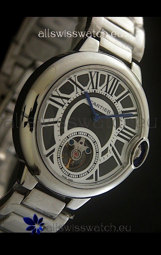 Cartier Ballon de Japanese Replica Watch in Black layerd Dial