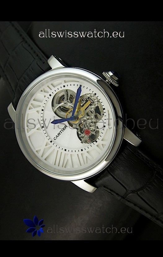 Rotonde De Cartier Cadran Love Japanese Replica Watch - Stainless Steel Case