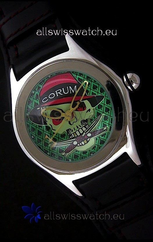 Corum New Edition Japanese Replica Watch in Green Dial