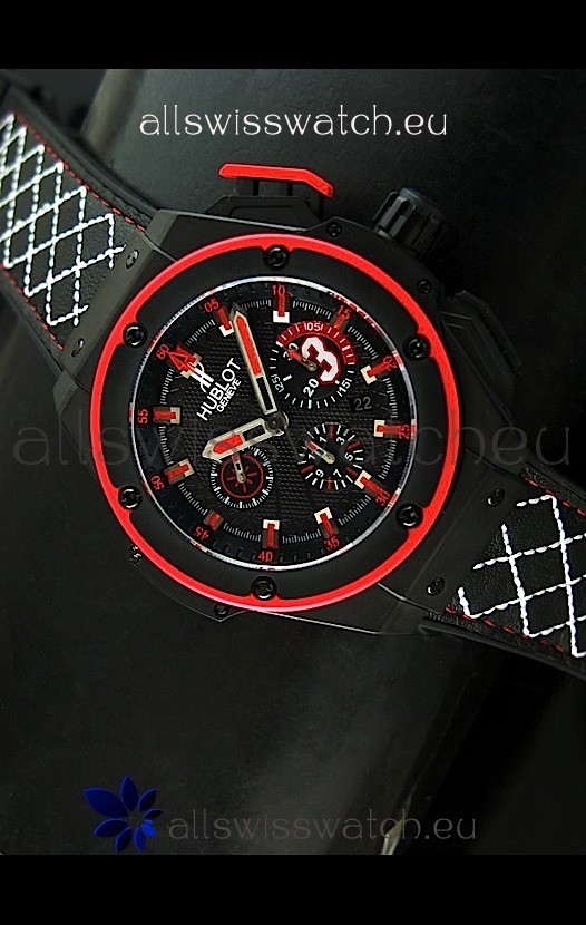 Hublot Big Bang Dwayne Wade Edition Swiss Replica Watch Black Strap