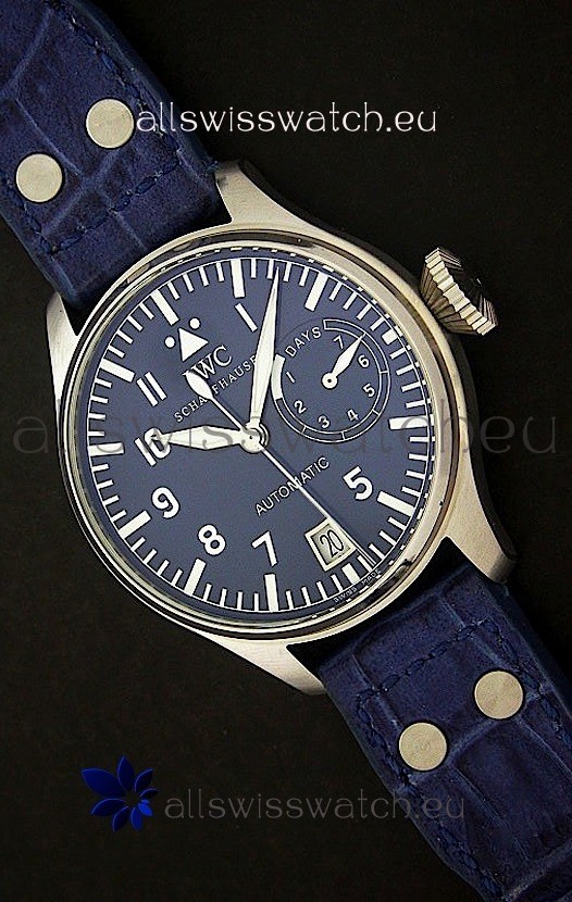 IWC Der Flieger Automatic Swiss Replica Watchin Blue