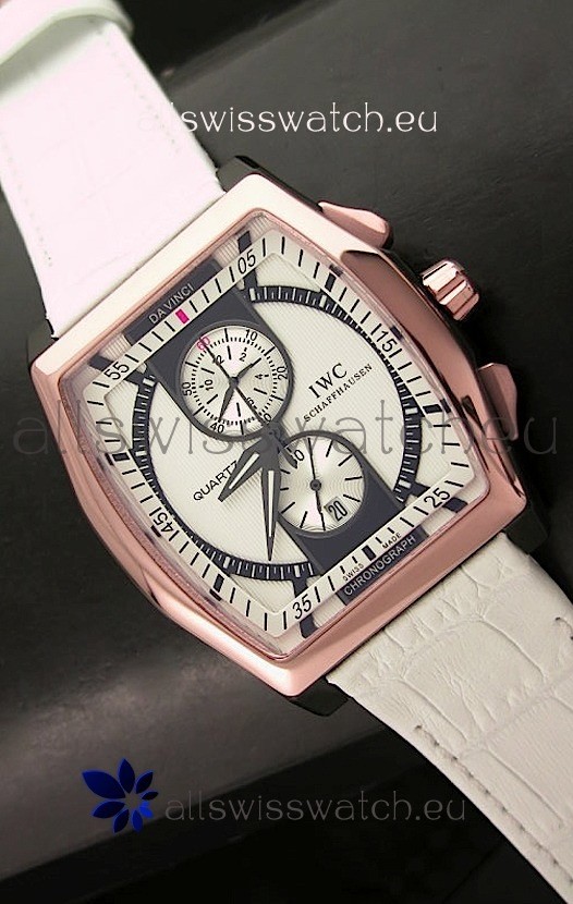 IWC Schaffhausen Japanese Replica Watch in pink Gold Casing
