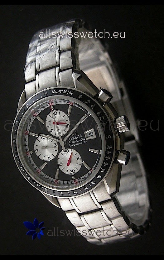 Omega Seamaster Chronometer Watch in Black Dial