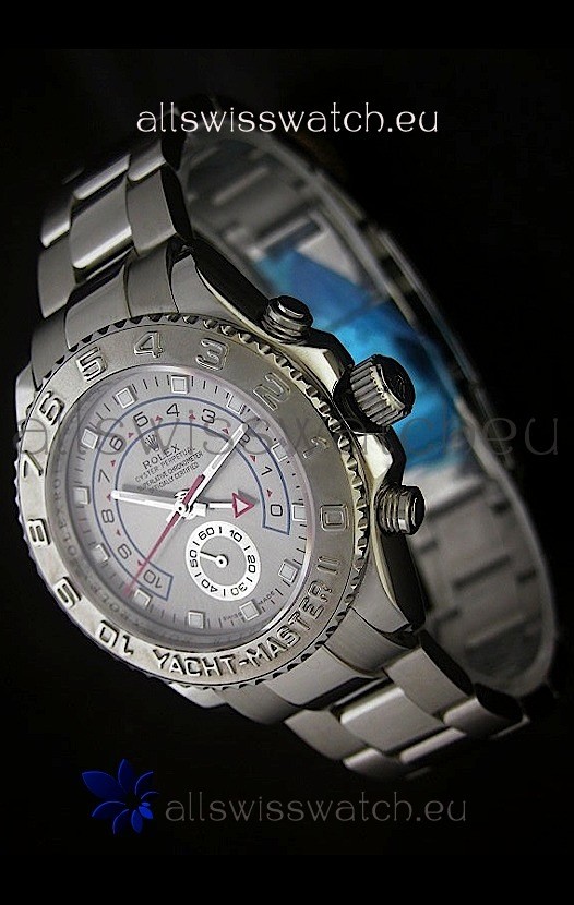 Rolex Yachtmaster II Japanese Replica Watch Silver Dial