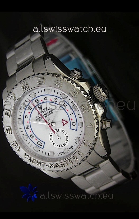 Rolex Yachtmaster II Japanese Replica Watch in White Dial