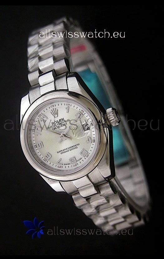 Rolex Datejust Oyster Perpetual Superlative ChronoMeter Japanese Steel Watch 