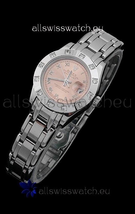 Rolex Datejust Ladies Japanese Replica Ladies Watch in Champagne Dial