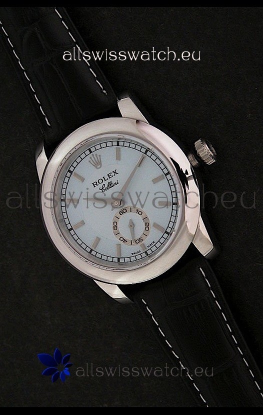 Rolex Cellini Japanese Replica Silver Watch