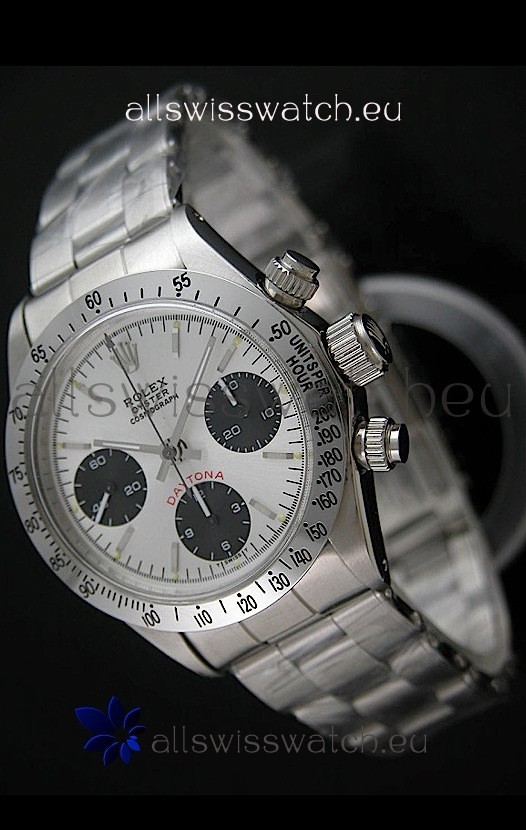 Rolex Oyster Cosmograph Swiss Replica Watch in White Dial