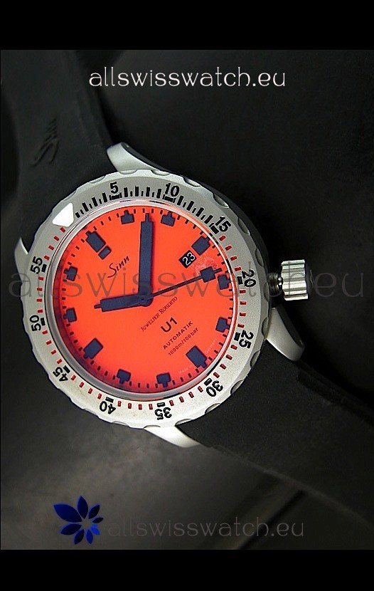 Sinn U1 Juweiler Roberto Limited Edition - 1:1 Mirror Replica Watch - Orange Dial