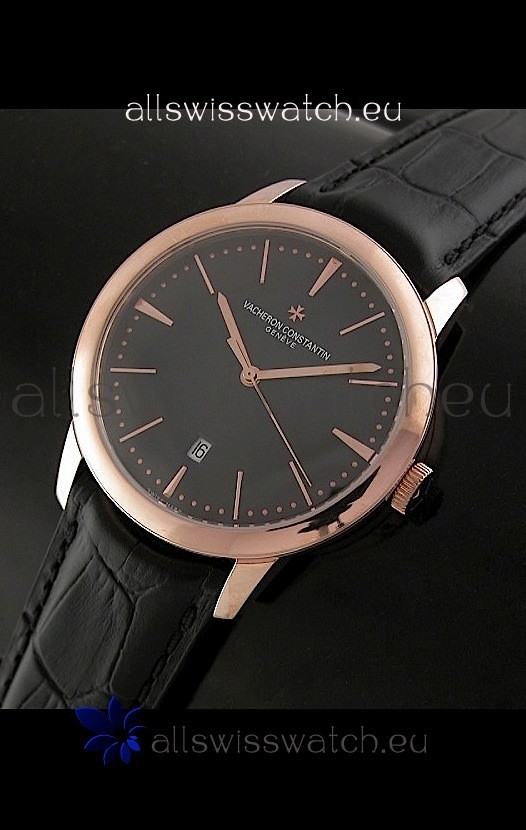 Vacheron Constantin Geneve Automatic Swiss Watch in Black Dial