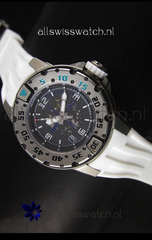 Richard Mille RM028 Automatic Diver's Swiss Replica Watch in White