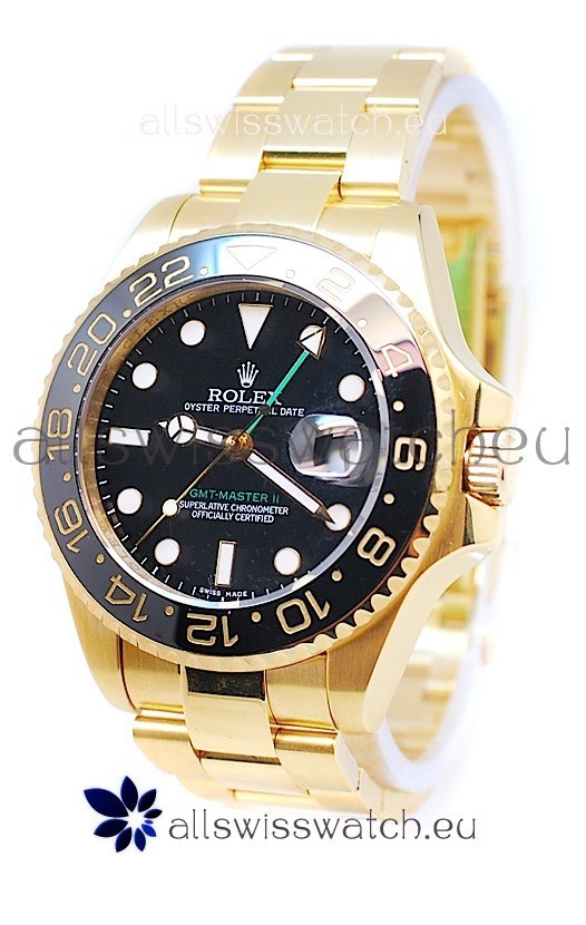 Rolex GMT Masters II 2011 Edition Replica Gold Watch