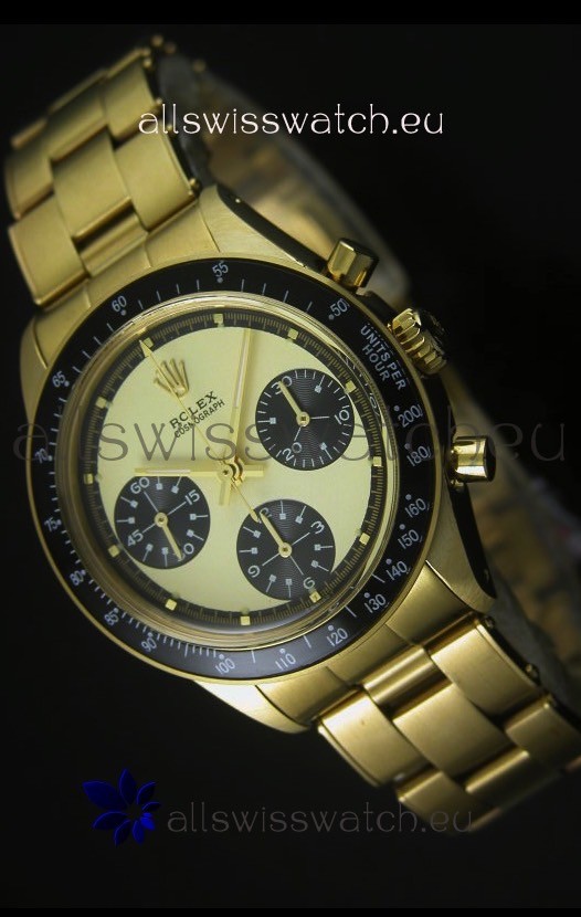 Rolex Daytona 6263 Cosmograph Gold Dial in Gold Case