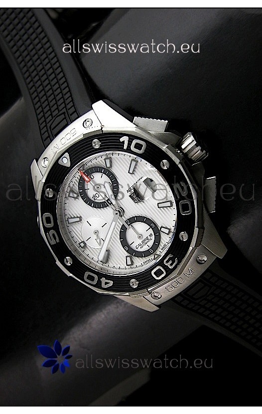 Tag Heuer Aquaracer Calibre 16 Swiss Watch in White Dial