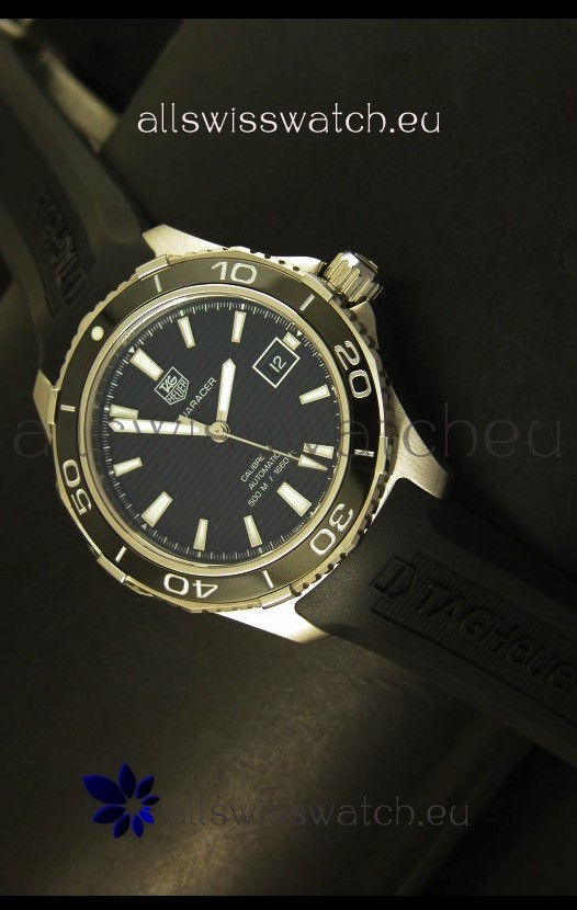 Tag Heuer Aquaracer Calibre 5 Black Dial Swiss Watch - 1:1 Mirror Edition