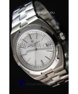 Vacheron Constantin Overseas Steel White Dial Swiss Replica 1:1 Mirror Watch 