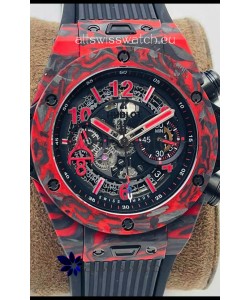 Hublot Big Bang Unico Red Carbon Las Vegas Boutique Edition Swiss Replica Watch 
