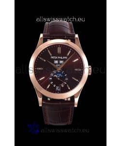 Patek Philippe Annual Calendar 5396R-012 Complications Swiss Replica Watch in Brown Dial 