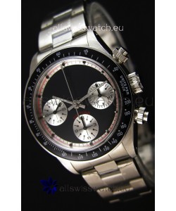 Rolex Daytona Paul Newman Blacked out Swiss Replica Watch - 904L Steel Watch 