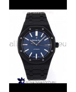 Audemars Piguet Royal Oak PVD Coated Swiss Replica Watch 3120 Swiss Movement - Blue Dial 