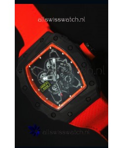 Richard Mille RM35-01 Rafael Nadal Edition Swiss Replica Watch Orange Nylon Strap