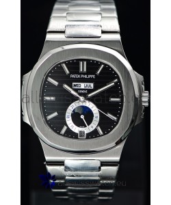 Patek Philippe Nautilus 5726A 1:1 Mirror Swiss Watch Black Dial