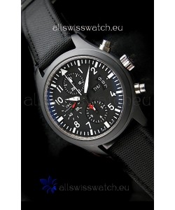 IWC Top Gun Ceramic Swiss Watch in Black