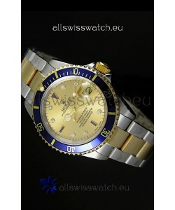 Rolex Submariner Gold Dial Swiss Replica Watch - 1:1 Mirror Replica Watch