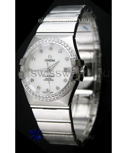 Omega Constellation Mens Swiss Automatic Watch in Steel Casing -- 1:1 Mirror Replica 