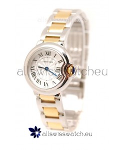 Ballon De Cartier Ladies Swiss Quartz Two Tone Watch