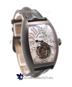 Franck Muller Aeternitas Tourbillon Swiss Replica PVD Watch in White Markers