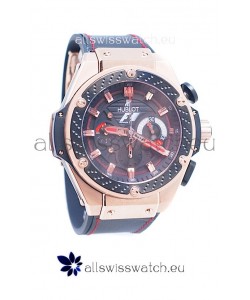 Hublot Big Bang F1 King Power Swiss Replica Rose Gold Watch