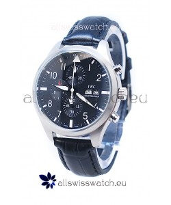 IWC Portofino Chronograph Schaffhausen Japanese Black Watch