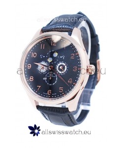 IWC Da Vinci Perpetual Calendar Chronograph Japanese Gold Watch