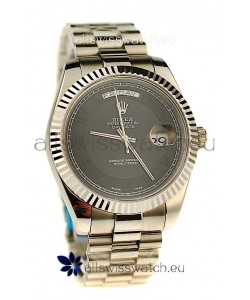Rolex Day Date Silver Swiss Replica Watch