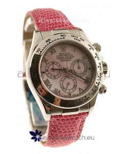 Rolex Daytona Cosmograph Swiss Replica Watch in Light Pink Pearl Dial