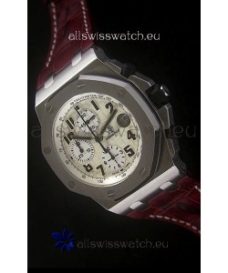 Audemars Piguet Royal Oak Watch in Off White Dial - Secs hand 12 O Clock