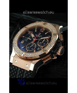 Hublot Big Bang Swiss Replica Watch with Diamonds Bezel